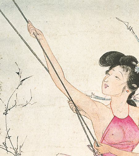 嘉兴-胡也佛的仕女画和最知名的金瓶梅秘戏图